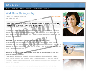 Hari Simons Profile, Wild Plum Photography