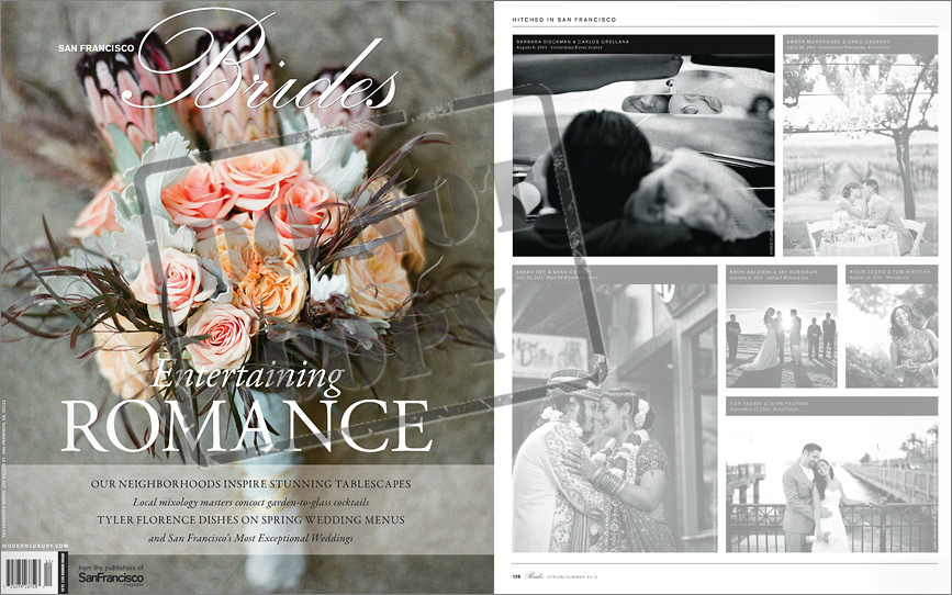 San Francisco Brides Magazine feature