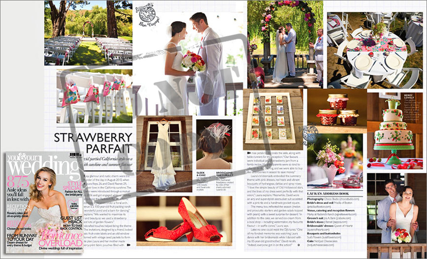 Featured in British Bridal magazine